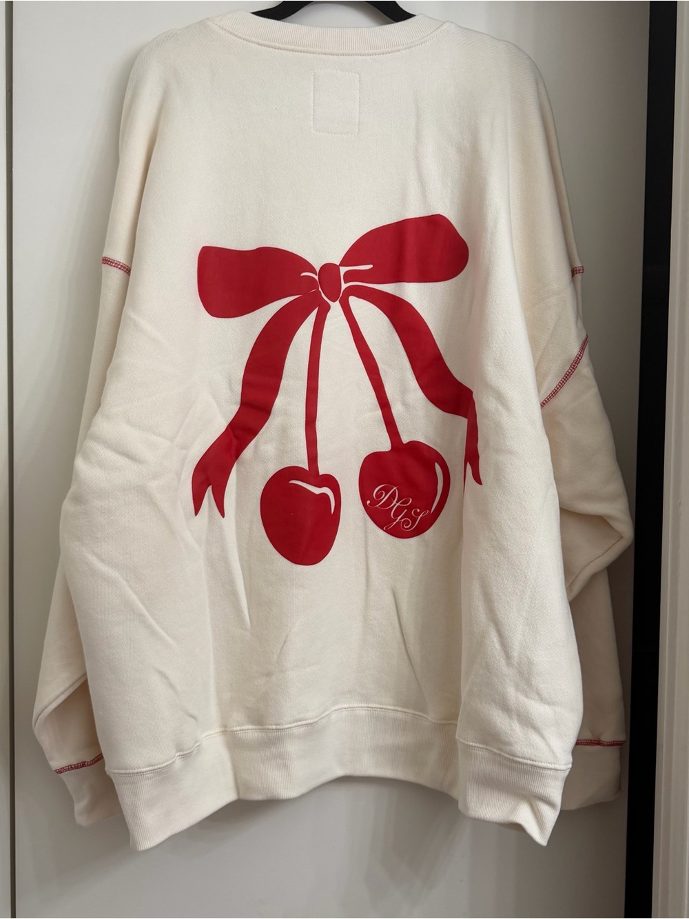 Dairy Boy NWT Dairy Girl Summer Crewneck Sweatshirt Cherry Size XL 100% Cotton - Picture 5 of 8